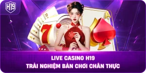 Live Casino H19 – Trải nghiệm bàn chơi chân thực