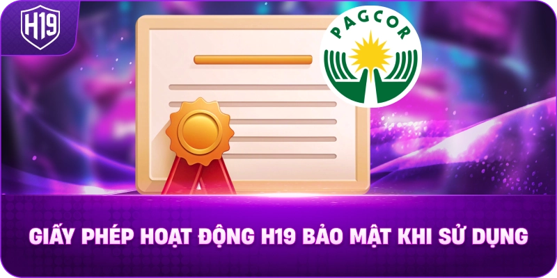 Giấy Phép Hoạt Động H19 Bảo Mật Khi Sử Dụng